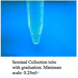 Het niet Spermicidal Apparaat van de Spermainzameling met het Condoom/de Buis van de Spermainzameling