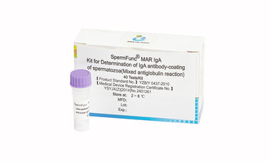 40T/Kit mannelijke diagnostische kit voor bepaling van IgA-antilichaamcoating van spermatozoa